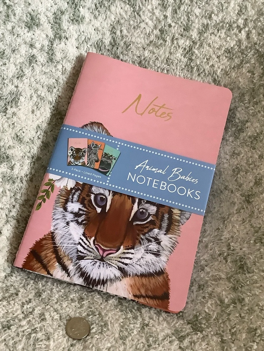 Animal Babies Journal Notebook Trio 3pack lined NWT by OCS Designs 5.75”x8.25”